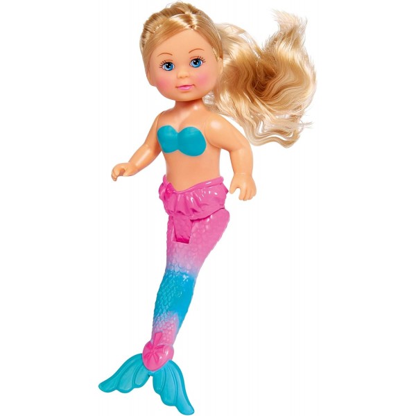 Simba 105733524 - Steffi Love 인어 가족, 29cm 드레스업 인형, 3세 이상 & Simba 105733336 - Steffi Love 인어 친구, 마법의 인어 인형 Evi 자매, 3세 이상