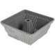 Nordic Ware 10컵 주조 알루미늄 사각 붙지 않는 번트 팬 - 9 1/2" L x 8 1/2" W x 4" D