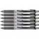 펜텔 젤 롤러볼펜 EnerGel with Push Mechanism, 6개들이 팩, 0.7mm(검은색, 6개들이 팩)