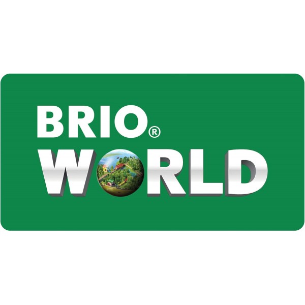 BRIO World Ramp and Buffer Stop 3세 이상 어린이를 위한 나무 기차 트랙 - 철도 액세서리 추가