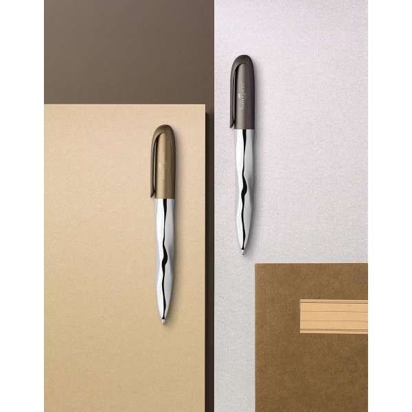 Faber-Castell 149608 - Drehkugelschreiber 나이스 펜, 메탈릭 올리브