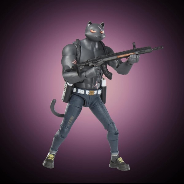 Hasbro F49625X0 Fortnite Victory Royale Series Meowscles (Shadow) 디럭스 팩 액션 피규어 15Cm, 멀티 컬러