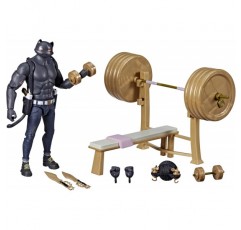 Hasbro F49625X0 Fortnite Victory Royale Series Meowscles (Shadow) 디럭스 팩 액션 피규어 15Cm, 멀티 컬러