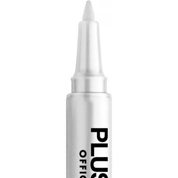 Plus Office White Marker - 흰색 유성 마커, 12개