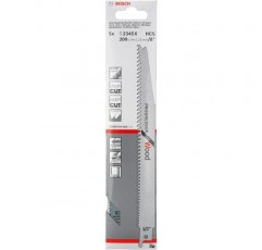 Bosch Professional 5개 조각 Saber Saw Blade S 2345 X Progressor for Wood(목재용, 200 x 19 x 1.25mm, 세이버 톱 액세서리)
