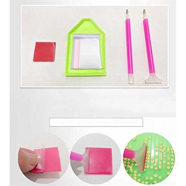Nicole Knupfer 5D 다이아몬드 페인팅 호랑이 사진 풀 세트, 다이아몬드 페인팅 귀여운 동물, DIY 다이아몬드 페인팅, 라인 석 자수 공예 캔버스 (120x50cm)
