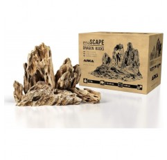 ARKA Aquatics myScape-Rocks Dragon - 드래곤 스톤 - 천연 암석, 최대 약 60cm의 수족관용, 5kg, 갈색, MSRD5 & MICROBE-LIFT Plantscaper - 이끼와 식물용 식물 접착제, 50g. MICROBE-LIFT Plantscaper