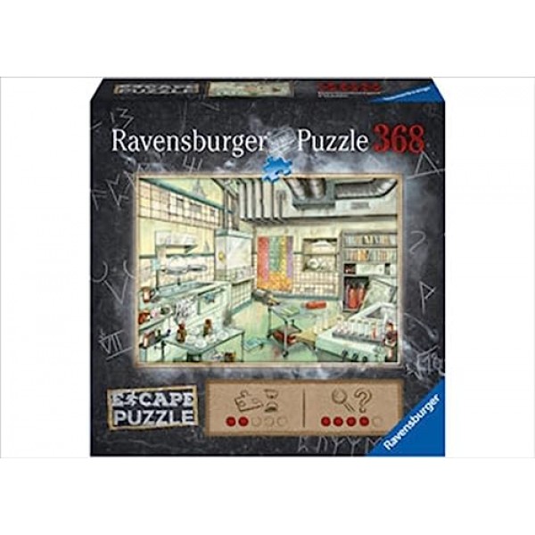 Ravensburger 탈출 퍼즐 실험실 12세 이상 어린이와 성인을 위한 368피스 직소 퍼즐 - 16844 - 퍼즐 형태의 탈출실 체험