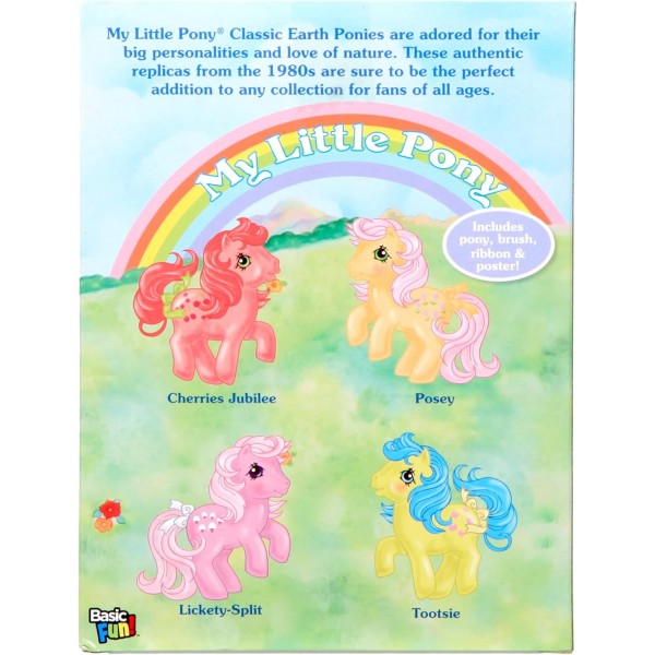 My Little Pony 35299 Tootsie Classic Pony, Retro Horse Gifts, Collectable Vintage Toys for Kids, 3세 이상 소년 소녀용 유니콘 장난감, 빨간색