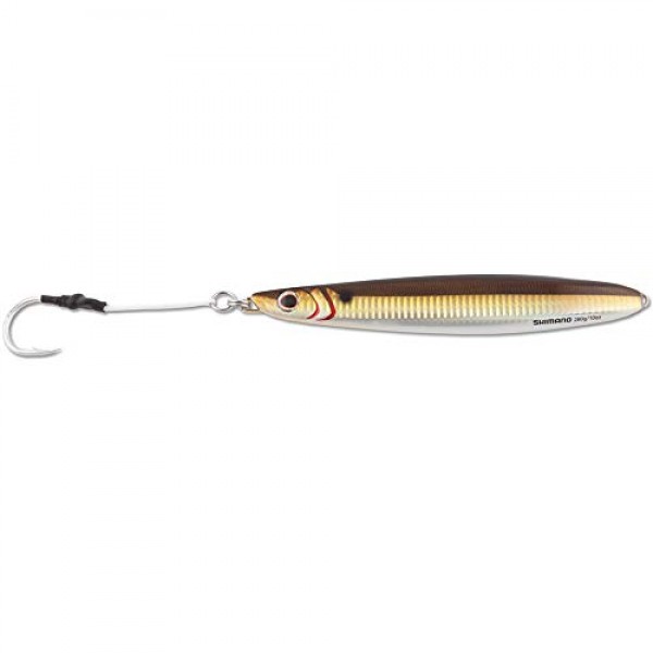 Shimano 버터플라이 플랫사이드 낚시 지그; 112G; 차트 실버