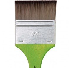Da Vinci 5073 시리즈 Mottler Brush 60mm 합성 섬유 녹색 크기 60 플랫 오토바이. 사이즈 60