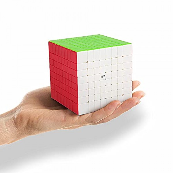 LiangCuber 8x8 스피드 큐브 스티커리스 70MM QY 8x8x8 퍼즐 큐브 매직(2021 버전)