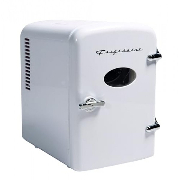 Frigidaire EFMIS129-WHITE 6캔 음료수 쿨러, 흰색, 4리터