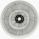 MARIMEKKO - Siirtolapuutarha Oiva 석기 디너 플레이트, 10인치, 블랙/화이트, 대형