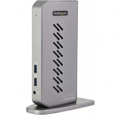 StarTech.com USB-C USB-A Dock - USB-C 또는 USB-A 노트북용 하이브리드 범용 USB 3.0 도킹 스테이션 - 듀얼 모니터 4K 60Hz HDMI/DisplayPort - 6x USB-A, GbE - USB 3.1 Gen 1 - Windows/Mac (DK30A2DHUUE)
