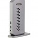 StarTech.com USB-C USB-A Dock - USB-C 또는 USB-A 노트북용 하이브리드 범용 USB 3.0 도킹 스테이션 - 듀얼 모니터 4K 60Hz HDMI/DisplayPort - 6x USB-A, GbE - USB 3.1 Gen 1 - Windows/Mac (DK30A2DHUUE)