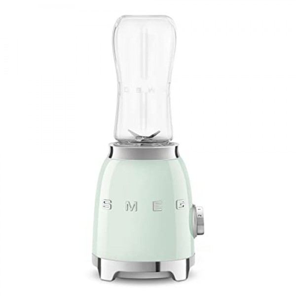SMEG 레트로 개인 블렌더(2병 포함) PBF01PGUS, 파스텔 그린, 미디엄