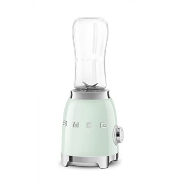 SMEG 레트로 개인 블렌더(2병 포함) PBF01PGUS, 파스텔 그린, 미디엄