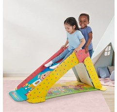 유아를 위한 Pop2Play Cocomelon 실내 놀이터 – WowWee의 StrongFold Technology Cardboard 유아 슬라이드