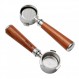 IKAPE 커피 제품, 51mm Delonghi EC0680, EC0685, SMEG 및 EUPA 커피 머신과 호환되는 51mm 바닥 없는 네이키드 포터필터(14g 용량 필터 바구니 포함)