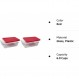 Pyrex 6컵 직사각형 식품 저장고, 용기 by Pyrex