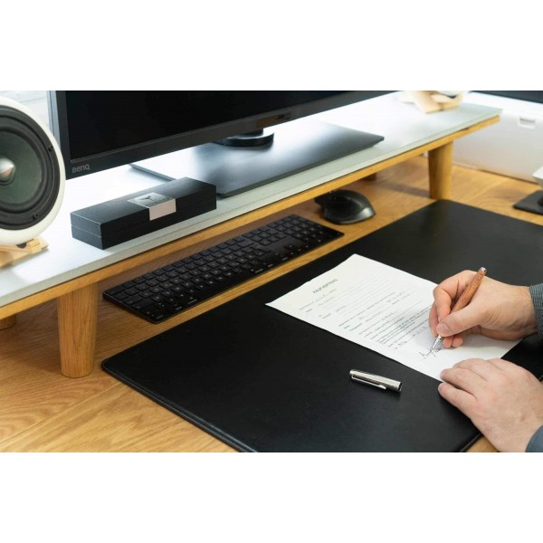 Hörner Legno 프리미엄 디자인 원목 수성펜 I 우아한 선물 상자 I 필기용 컬러 블루 I 선폭 M 0.7 mm I 고급 케이스 I 모던 그립 I 고급 수성펜