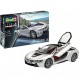 B-M-W I8 쿠페 실버 화이트 2013-2020 07670 키트 1/24 원하는 번호판이 없는 Revell 모델 자동차