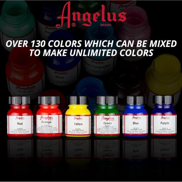 Angelus Leder Farbe 1온스 올리브