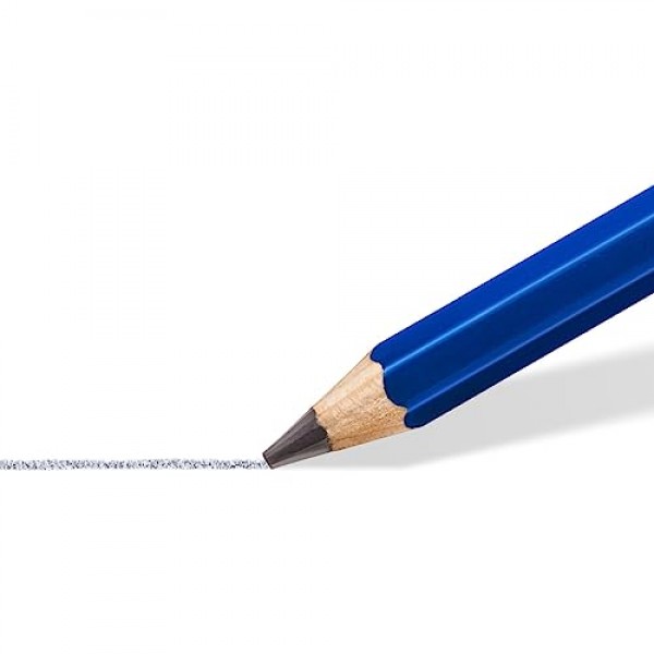 STAEDTLER Mars Lumograph 흑연 수채화 연필 키트, 3개 세트, 수채화 브러시 포함, 100A-SBK4