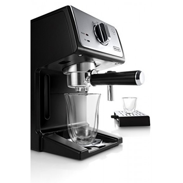 De'Longhi A-3220-RMB 에스프레소 카푸치노 메이커 수동 거품기, 9.6 x 7.2 x 11.9, 검정색