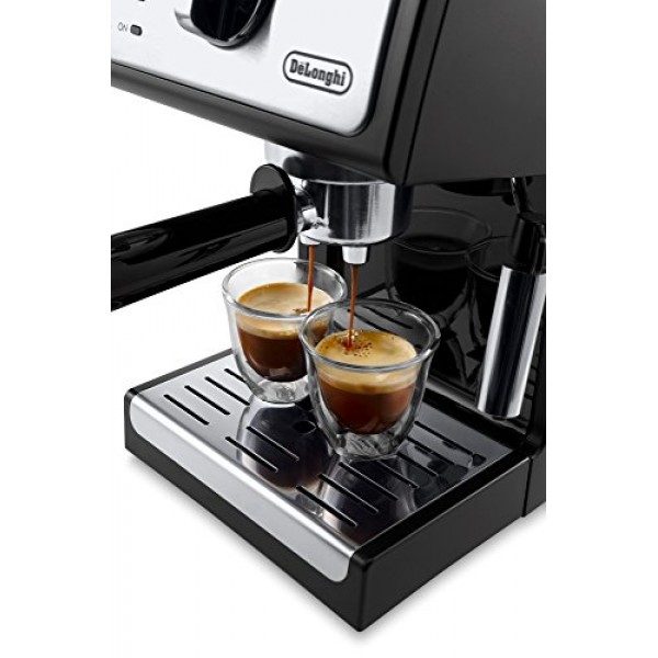 De'Longhi A-3220-RMB 에스프레소 카푸치노 메이커 수동 거품기, 9.6 x 7.2 x 11.9, 검정색