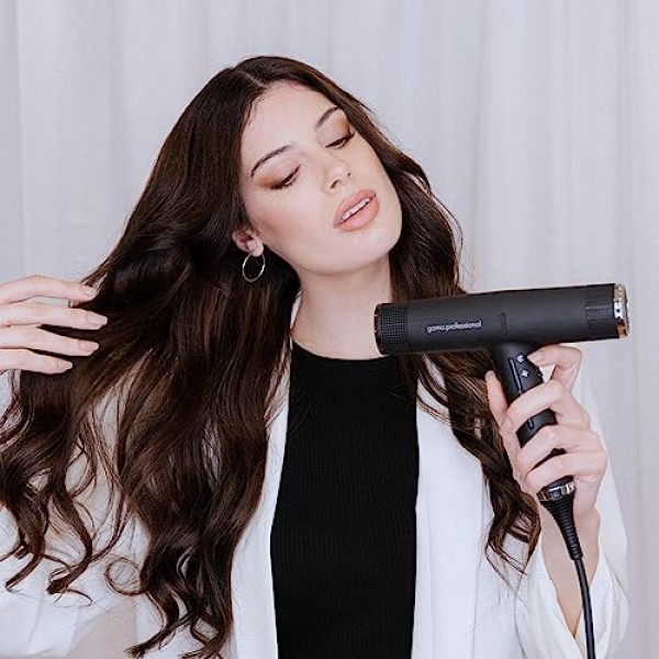 Gama Italy Professional 전문 헤어 드라이어 iQ Perfetto - 이온 기술 - 건강하고 빛나는 모발을 위해, 30% 더 빠르고, 매우 조용하며, 단 294g