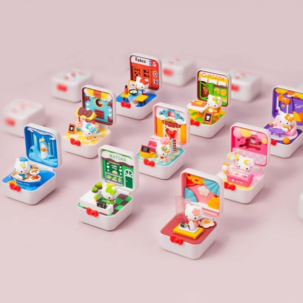 POP MART Hello Kitty Yummy Series-1PC 팝 피규어 랜덤 피규어 액션 피규어 Collectible Figures and Collectible Art Toys 장난감 피규어 선물