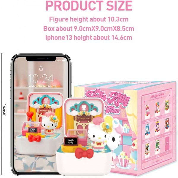 POP MART Hello Kitty Yummy Series-1PC 팝 피규어 랜덤 피규어 액션 피규어 Collectible Figures and Collectible Art Toys 장난감 피규어 선물