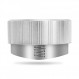 IKAPE 58MM 커피 디스트리뷰터, 스케일이 있는 조절 가능한 깊이 에스프레소 디스트리뷰터, 모든 58.35MM 에스프레소 포터필터에 적합, 58.35MM Rancilio 하단 포터필터(실버)와