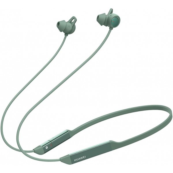 HUAWEI FreeLace Pro, 정품 HUAWEI 듀얼 마이크 능동형 소음 제거 기능이 있는 무선 Bluetooth 인이어 헤드폰, 24시간 재생, 스프루스 그린