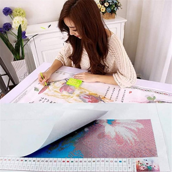 Nicole Knupfer 5D DIY 다이아몬드 페인팅 키트, 호랑이, 사자, 표범 전체 드릴 수제 다이아몬드 페인팅 거실 침실 벽 장식(70x120cm)