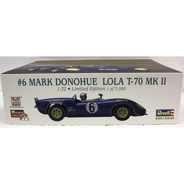 REVELl 4833 Lola T-70 MK II #6 M. Donohue 한정판 PAPPSCHACHTEL 사진!!!