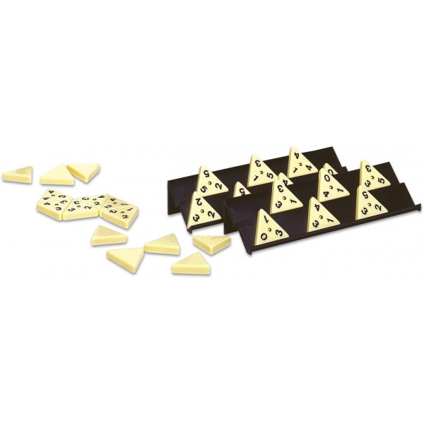 Triominos Compact, 6년 된 보드 게임, 2~4인용 팔러 게임
