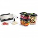 FoodSaver VS3190X 다목적 식품 진공 실러 | 식품 진공 실러 | 3 x 보존 및 마리네이드 진공 용기 | 진공 롤 1개, 진공 백 4개, 진공 밀봉 백 4개
