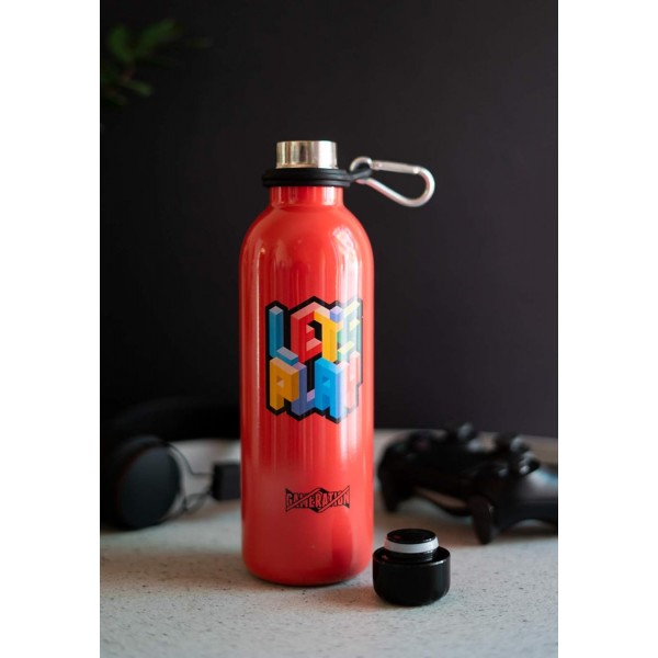 Grupo Erik Gemeration 스테인리스 스틸 음료수 병 - 보온병 500ml, 빨간색