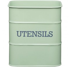 KitchenCraft Living Nostalgia, 주방 용품 홀더, 금속, 15 x 16cm, English Sage Green English Sage 싱글