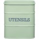 KitchenCraft Living Nostalgia, 주방 용품 홀더, 금속, 15 x 16cm, English Sage Green English Sage 싱글