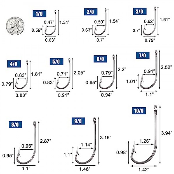 스테인레스 스틸 바닷물 낚시 후크-50pcs 34007 O'shaughnessy 후크 단조 긴 생크 J 낚시 후크 여분의 강한 금속 물고기 후크 크기 1/0-10/0