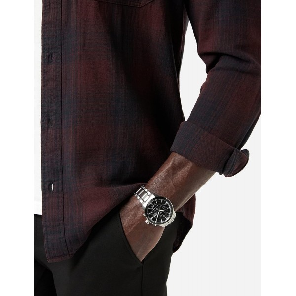 Lorus 남성용 아날로그 쿼츠 시계 메탈 브레이슬릿 RM325HX9