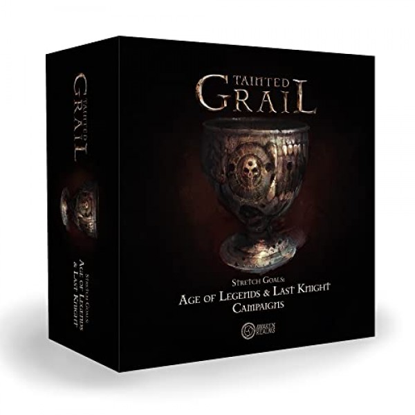 Awaken Realms Tainted Grail 추가 목표 Age of Legends 및 Last Knight 보드 게임 캠페인 확장 | 성인을 위한 판타지 전략 게임 | 14세 이상 | 1-4명의 플레이어 | 평균 플레이 시간 2~3시