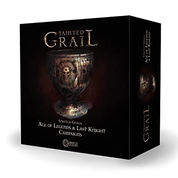 Awaken Realms Tainted Grail 추가 목표 Age of Legends 및 Last Knight 보드 게임 캠페인 확장 | 성인을 위한 판타지 전략 게임 | 14세 이상 | 1-4명의 플레이어 | 평균 플레이 시간 2~3시
