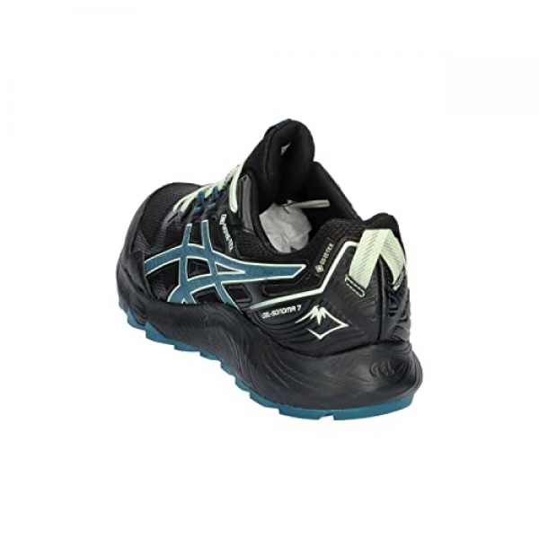 [아식스] ASICS 러닝 슈즈 게르소노마 7 GTX 블랙 블루 1011B593.001 스니커트레일런 방수 쿠션 오프로드 (블랙×블루/25.5/Men's)