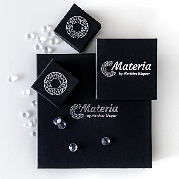 MATERIA by Matthias Wagner SO-395 여성용 펜던트 귀걸이 9 x 49mm 925 실버, 실버