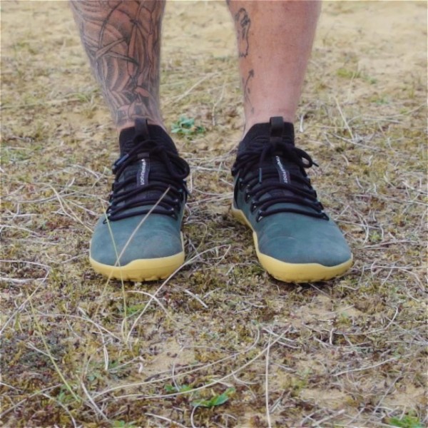 Vivobarefoot Magna FG, 맨발 밑창이 있는 남성용 가죽 및 울 하이킹 트레이너